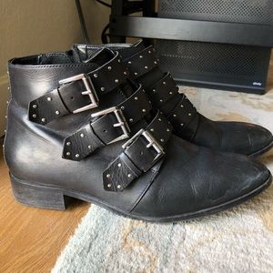 ASOS Studded Ankle Booties